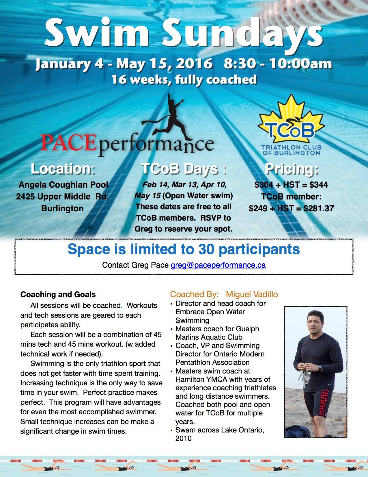 Read more about the article Sunday Swims start January 4th  8:30-10 a.m.