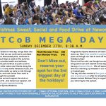 TCoB Mega Day – Christmas Sweat, Social and Food Drive at Neworld